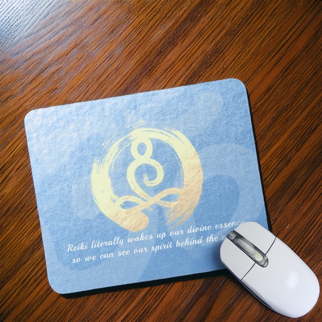 Tapis De Souris Méditation de l'instructeur de yoga Pose Zen Om Ci (Créateur téléchargé)