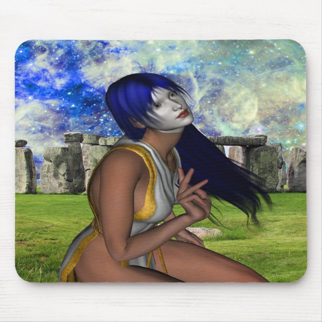 Tapis De Souris Méditation de Stonehenge (Devant)