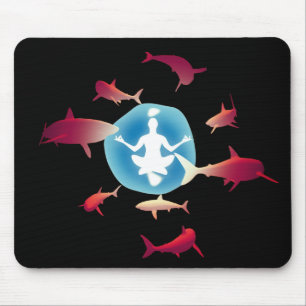 Tapis De Souris Méditation sous-marine