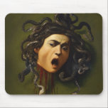 Tapis De Souris Medusa tête Caravaggio peinture art mythologie can<br><div class="desc">Medusa tête Caravaggio peinture art mythologie toile domaine public médiéval</div>