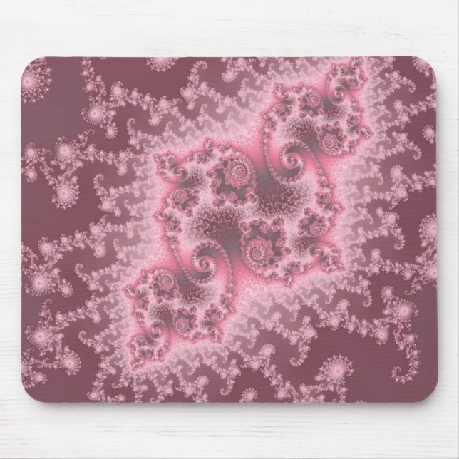 Tapis De Souris Méduses roses sombres Mousepad (Devant)