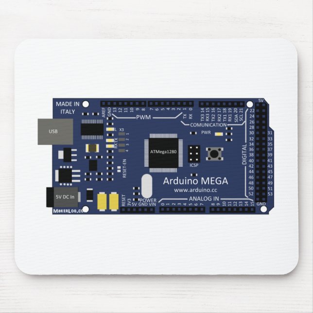 Tapis De Souris Méga d'Arduino (Devant)