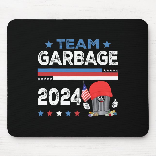 Tapis De Souris Mega Garbage Fière Trump Supporter 1 (Devant)