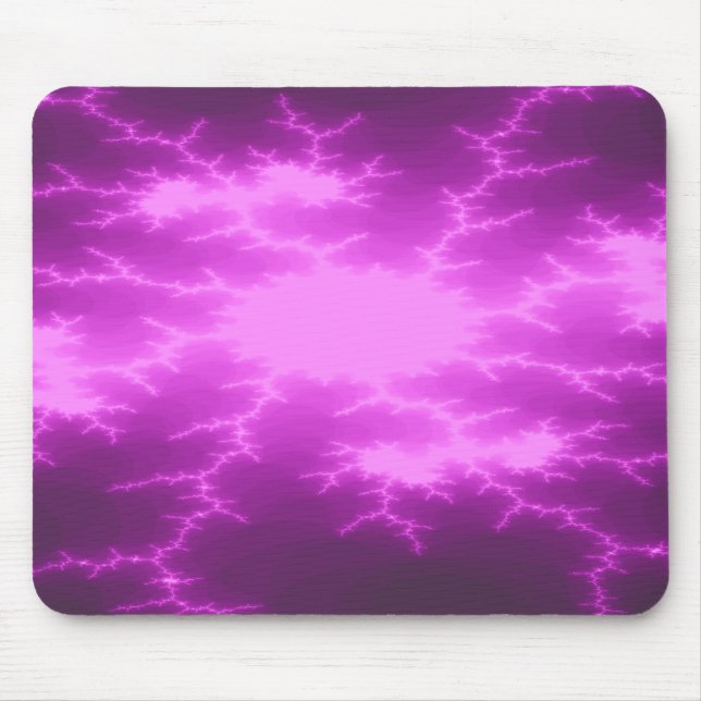 Tapis De Souris Mega Lightning Fractal Mousepad (Devant)