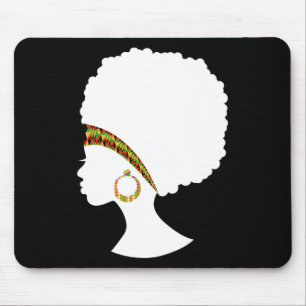 Tapis De Souris Meilleur Africain Américain Kente Naturel Hair Clo