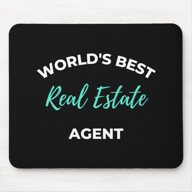 Tapis De Souris Meilleur agent immobilier au monde (Devant)