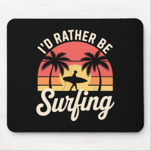 Tapis De Souris Meilleur Art de Surf pour Hommes Femmes Surfeur Su
