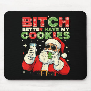 Tapis De Souris Meilleur avoir mes cookies Père Noël Noël Drôle