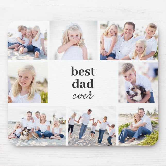 Tapis De Souris Meilleur Cadeau Personnalisé Couleur Photo Pad (Devant)