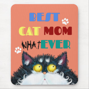 Tapis De Souris Meilleur Cat Maman jamais   Amoureux de les chats 