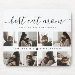 Tapis De Souris Meilleur Chat Maman : Custom Mother's Day Photo de