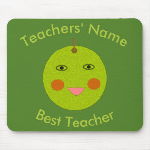 Tapis De Souris Meilleur Enseignant Bonne Pomme Mousepad