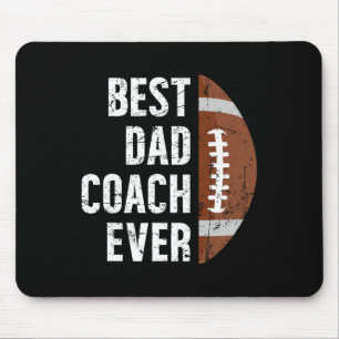 Tapis De Souris Meilleur Entraîneur De Papa Jamais Football Papa D