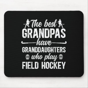 Tapis De Souris Meilleur Grand-Père de Hockey sur Gazon Joueur de