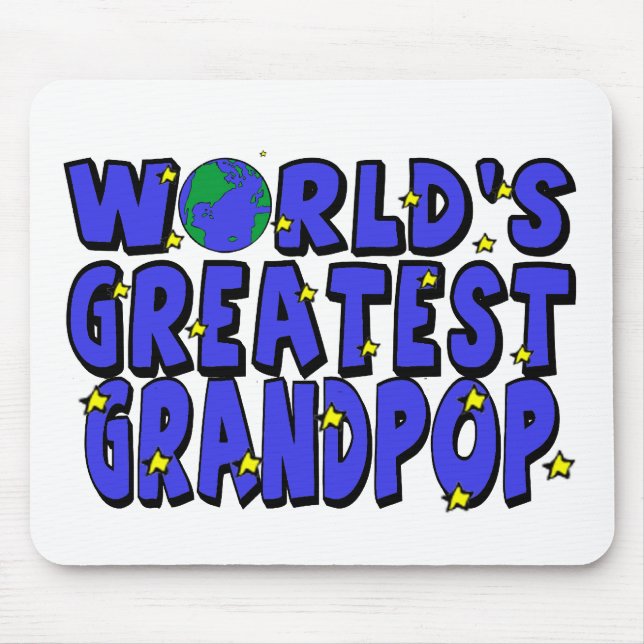 Tapis De Souris Meilleur Grand-Père du Monde (Devant)