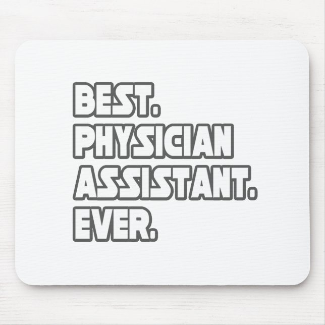 Tapis De Souris Meilleur médecin assistant jamais (Devant)