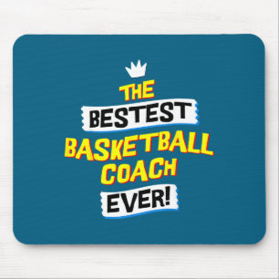 Tapis De Souris Meilleur métier de coaching de basket-ball drôle