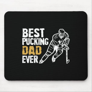 Tapis De Souris Meilleur papa de puck de tous les temps Entraîneur