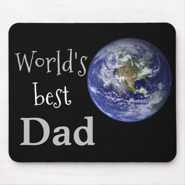 Tapis De Souris Meilleur papa du monde (Devant)