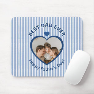 Tapis De Souris Meilleur papa golfeur Photo Modèle Minimaliste 26