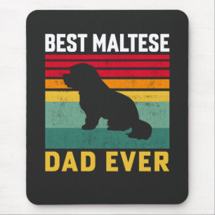 Tapis De Souris Meilleur papa maltais jamais, papa de chien maltai