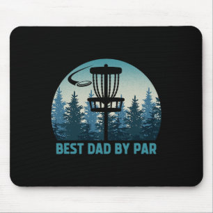 Tapis De Souris Meilleur Papa Par Drôle Disc Golf Frisbee Golfeur