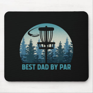 Tapis De Souris Meilleur Papa Par Drôle Disc Golf Frisbee Golfeur