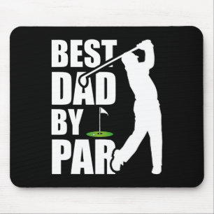 Tapis De Souris Meilleur Papa Par Drôle Golf Fête des Pères Papa