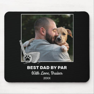 Tapis De Souris Meilleur Papa Par Par Photo de Chien Personnalisée