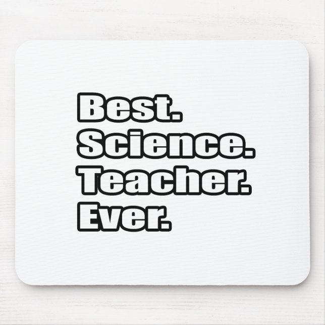 Tapis De Souris Meilleur professeur de sciences (Devant)