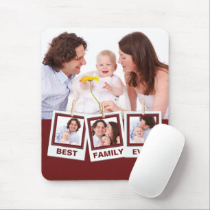 Tapis De Souris Meilleure famille jamais Collage photo personnalis