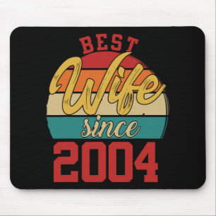 Tapis De Souris Meilleure femme depuis 2004 Epic Couple 20e Mariag