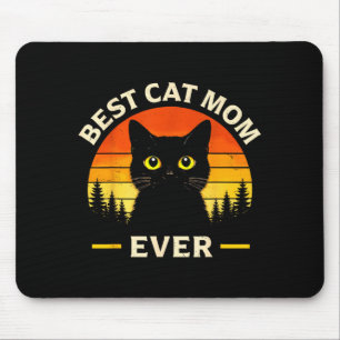 Tapis De Souris Meilleure Maman de Chat Pour Enfants Garçon Fille 