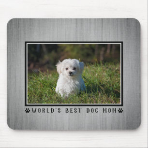 Tapis De Souris Meilleure Maman de Chien au Monde Empreintes de Pa