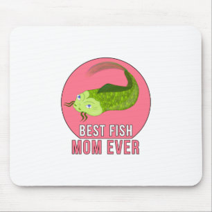 Tapis De Souris Meilleure maman du poisson jamais