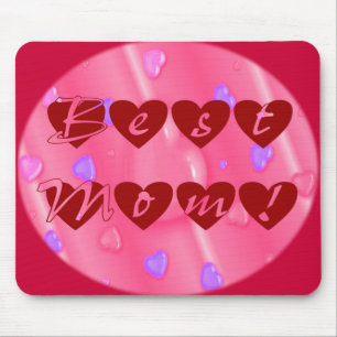Tapis De Souris Meilleure maman en Hearts