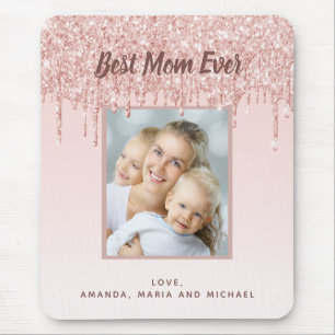 Tapis De Souris Meilleure maman Ever parties scintillant photo per
