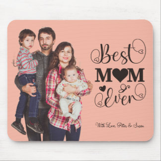 Tapis De Souris "Meilleure maman jamais" Mousepad personnalisé ave