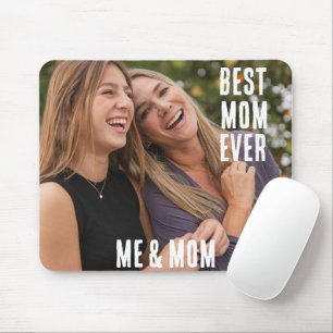 Tapis De Souris Meilleure maman personnalisée jamais photo mère jo