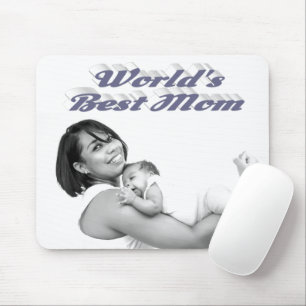 Tapis De Souris Meilleure maman photo grise