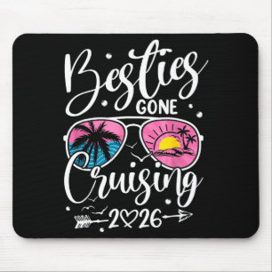 Tapis De Souris Meilleures Amies en Croisière 2026 Graphisme Fémin