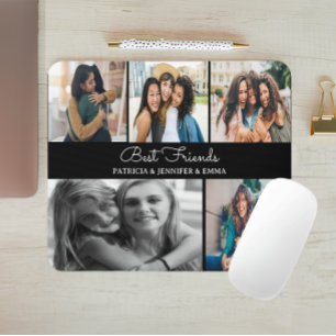 Tapis De Souris Meilleurs amis   Anniversaire photo multiple perso
