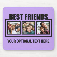 Meilleurs amis photos personnalisées, texte et cou