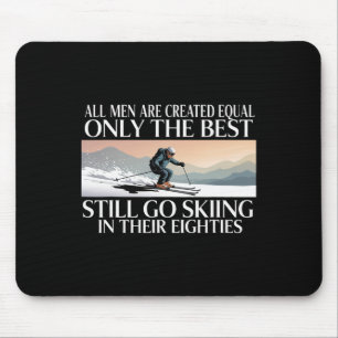 Tapis De Souris Meilleurs hommes font encore du ski dans leurs soi