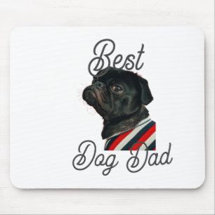 Tapis De Souris Meilleurs parents grands-parents de papa de chien