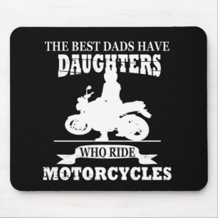 Tapis De Souris Meilleurs pères fille moto