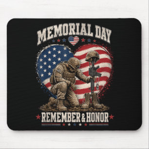 Tapis De Souris Mel Jour Usa Drapeau Rappeler Honneur Patriote Hom