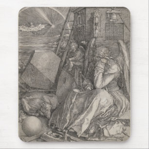 Tapis De Souris Melancholia I, Engraving by Albrecht Durer