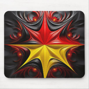 Tapis De Souris Mélange de la fractale de Mandelbrot avec le drape