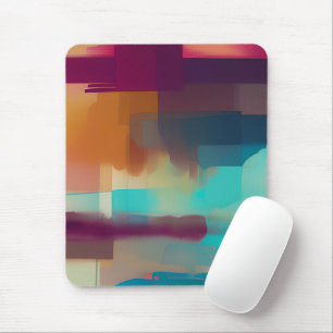 Tapis De Souris Mélange de tons rétro colorés